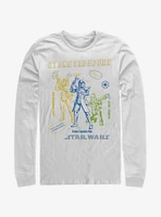 Star Wars: The Clone Wars Doodle Trooper Long-Sleeve T-Shirt