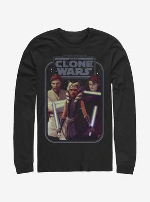 Star Wars: The Clone Wars Ahsoka Hero Group Shot Long-Sleeve T-Shirt