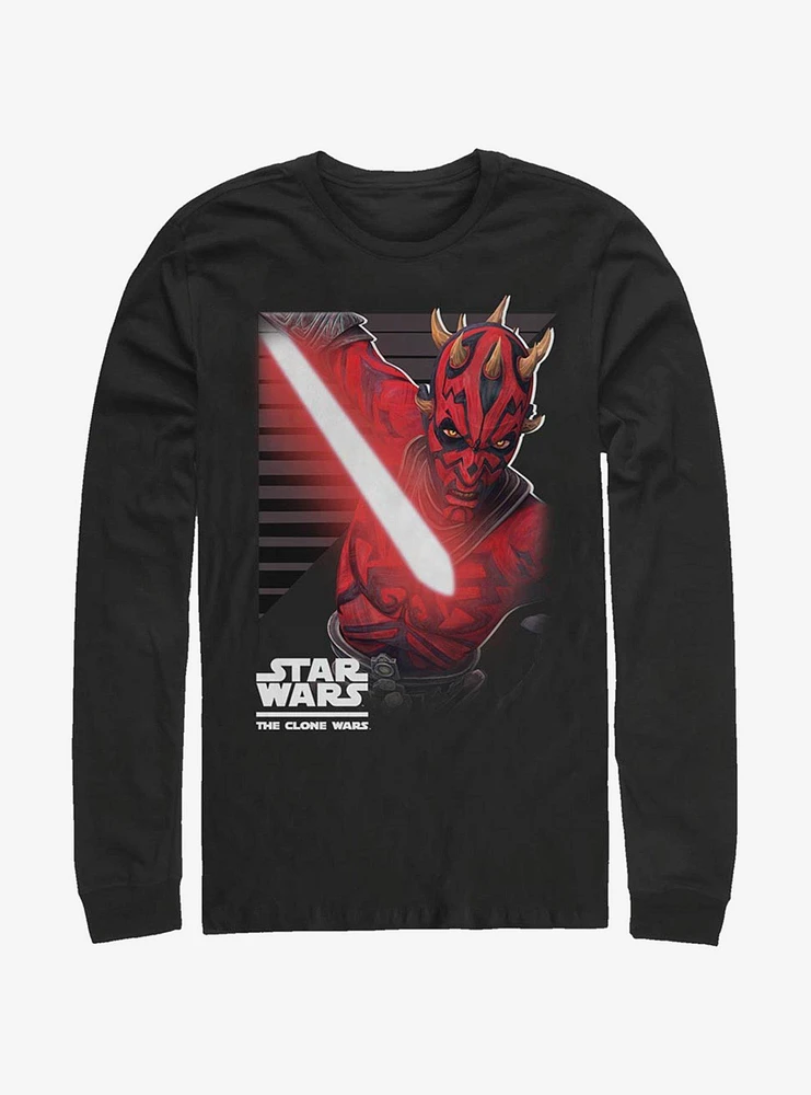 Star Wars: The Clone Wars Maul Strikes Long-Sleeve T-Shirt