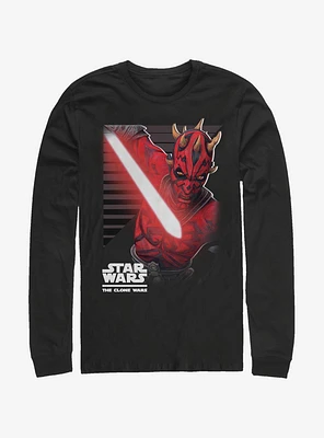 Star Wars: The Clone Wars Maul Strikes Long-Sleeve T-Shirt