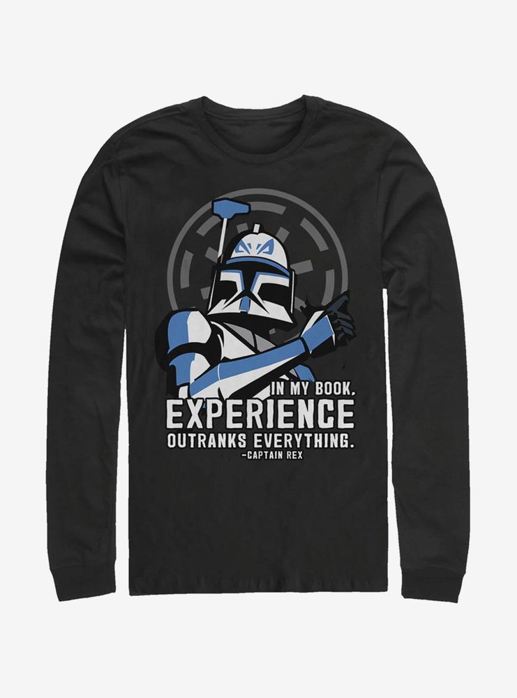 Star Wars: The Clone Wars Outranks Everything Long-Sleeve T-Shirt