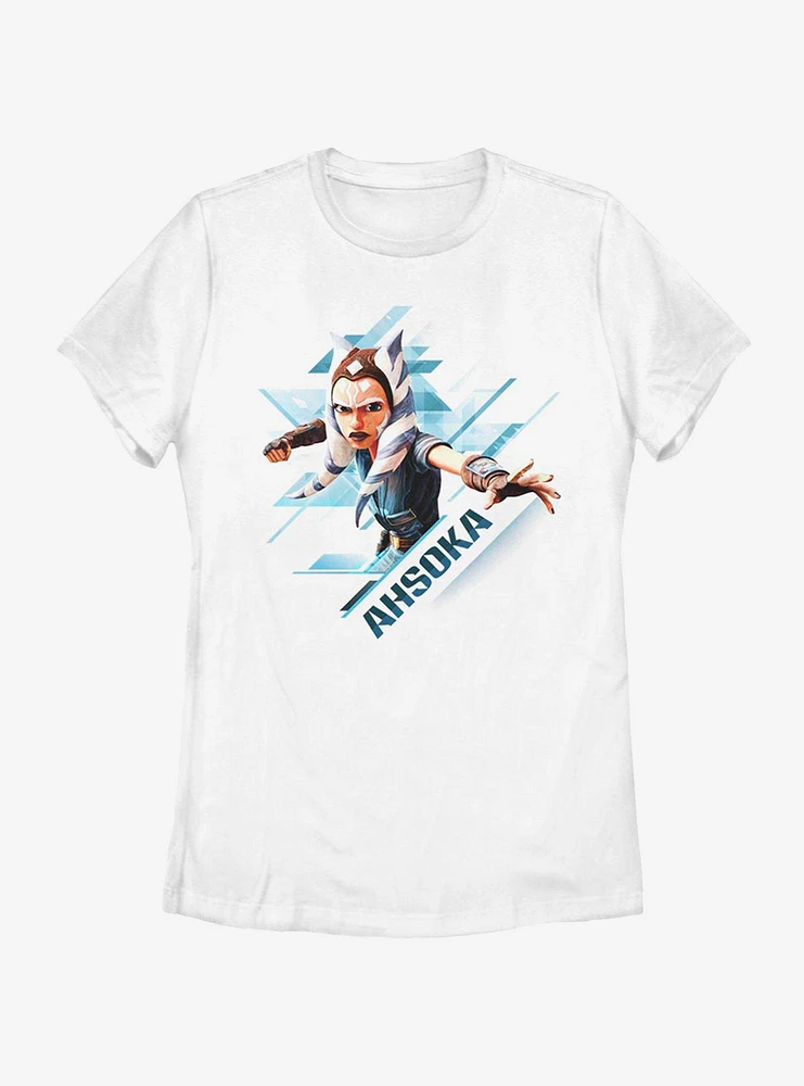 Star Wars: The Clone Wars Ahsoka Angled Womens T-Shirt