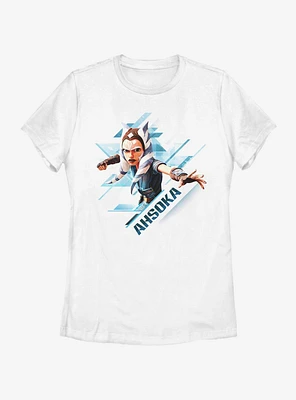 Star Wars: The Clone Wars Ahsoka Angled Womens T-Shirt