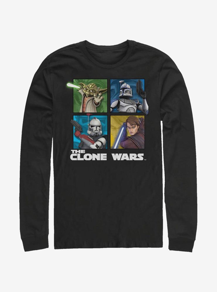 Star Wars: The Clone Wars Panel Four Long-Sleeve T-Shirt