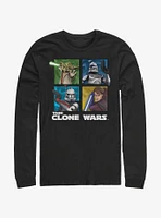 Star Wars: The Clone Wars Panel Four Long-Sleeve T-Shirt