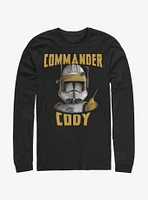 Star Wars: The Clone Wars Commander Cody Helmet Long-Sleeve T-Shirt