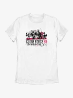 Star Wars: The Clone Wars Bad Batch Collage Womens T-Shirt