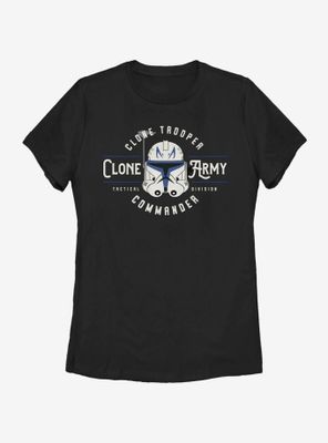 Star Wars: The Clone Wars Army Emblem Womens T-Shirt