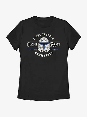Star Wars: The Clone Wars Army Emblem Womens T-Shirt
