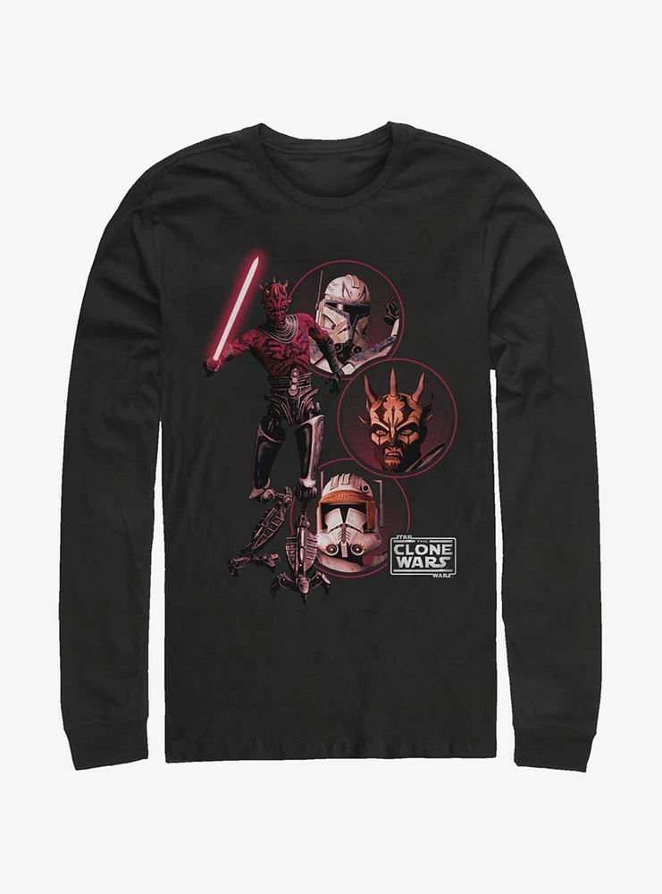 Star Wars: The Clone Wars Darkside Group Long-Sleeve T-Shirt