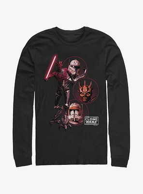 Star Wars: The Clone Wars Darkside Group Long-Sleeve T-Shirt