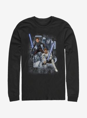 Star Wars: The Clone Wars Schematic Shot Long-Sleeve T-Shirt