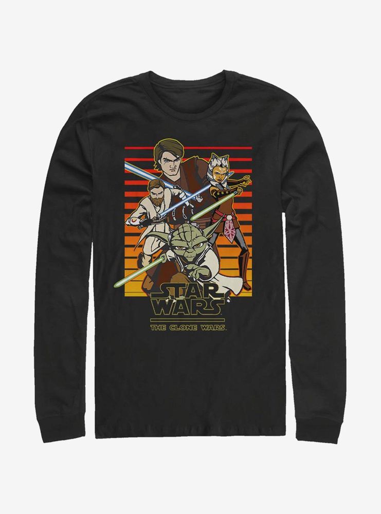 Star Wars: The Clone Wars Sun Setting Long-Sleeve T-Shirt