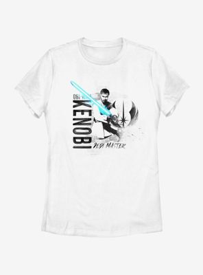Star Wars: The Clone Wars Kenobi Collage Womens T-Shirt
