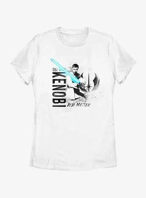 Star Wars: The Clone Wars Kenobi Collage Womens T-Shirt