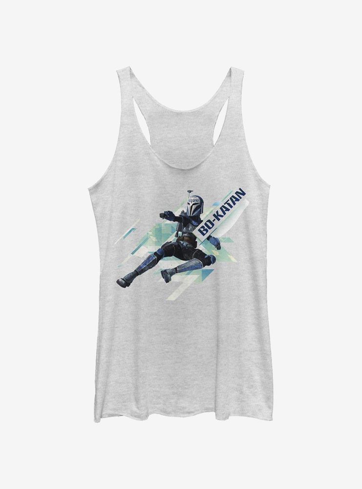 Star Wars: The Clone Wars Bo-Katan Angled Womens Tank Top