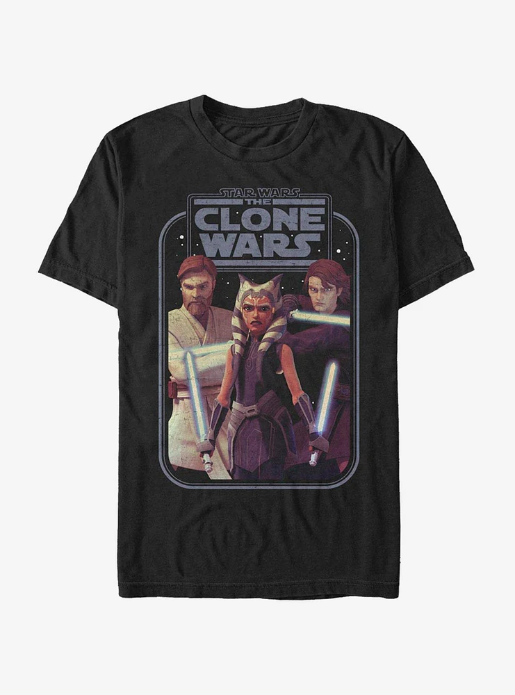 Star Wars: The Clone Wars Ahsoka Hero Group Shot T-Shirt
