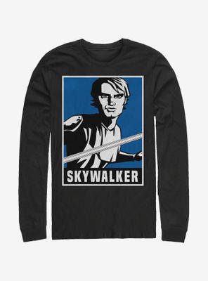 Star Wars: The Clone Wars Skywalker Poster Long-Sleeve T-Shirt