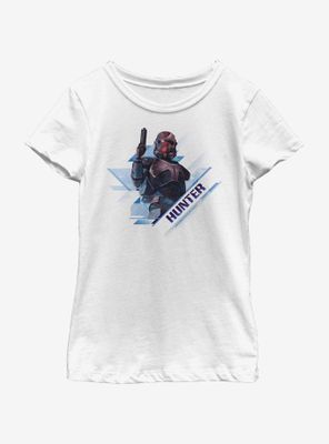 Star Wars: The Clone Wars Hunter Angled Youth Girls T-Shirt