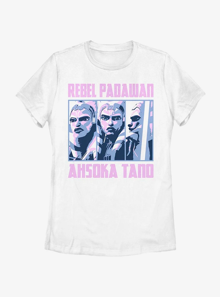 Star Wars: The Clone Wars Ahsoka Rebel Box Up Womens T-Shirt