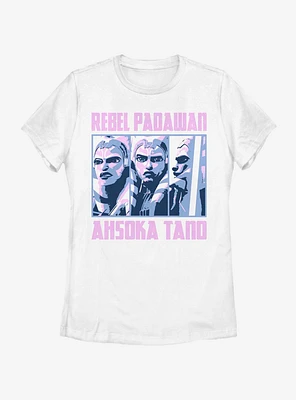 Star Wars: The Clone Wars Ahsoka Rebel Box Up Womens T-Shirt