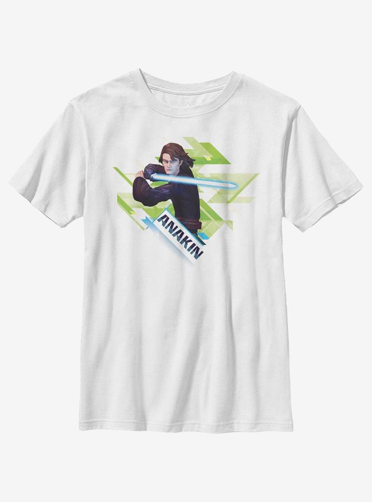 Star Wars: The Clone Wars Anakin Angled Youth T-Shirt