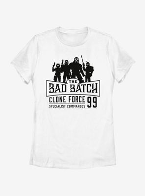 Star Wars: The Clone Wars Bad Batch Emblem Womens T-Shirt