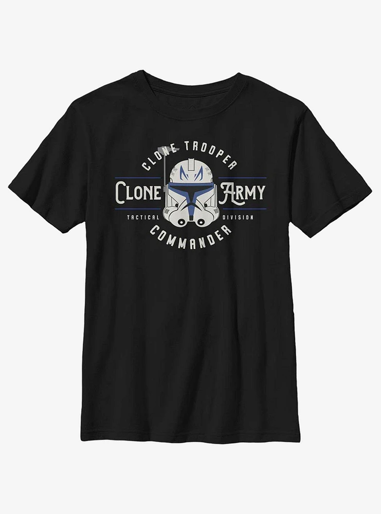 Star Wars: The Clone Wars Army Emblem Youth T-Shirt