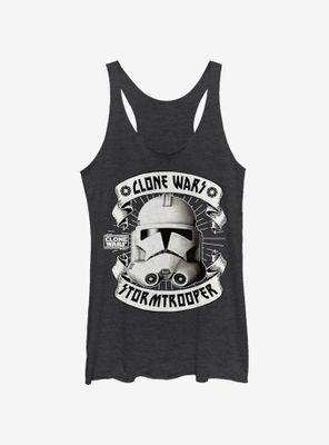 Star Wars: The Clone Wars Banner Trooper Womens Tank Top