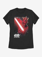 Star Wars: The Clone Wars Maul Strikes Womens T-Shirt