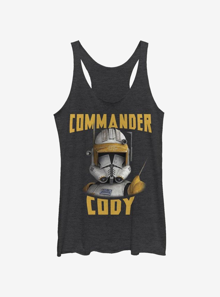 Star Wars: The Clone Wars Commander Cody Helmet Womens Tank Top