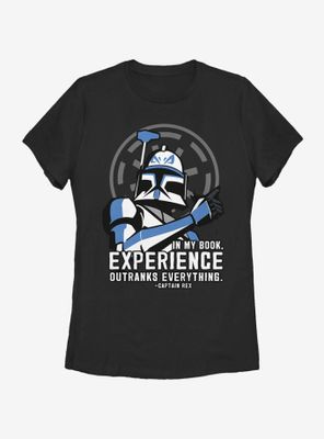 Star Wars: The Clone Wars Outranks Everything Womens T-Shirt