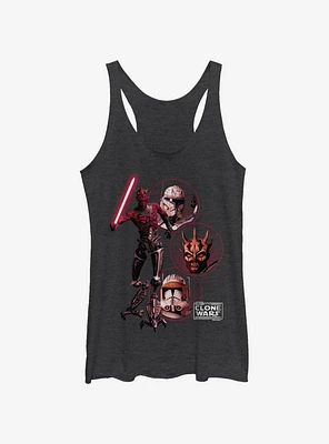 Star Wars: The Clone Wars Darkside Group Womens Tank Top