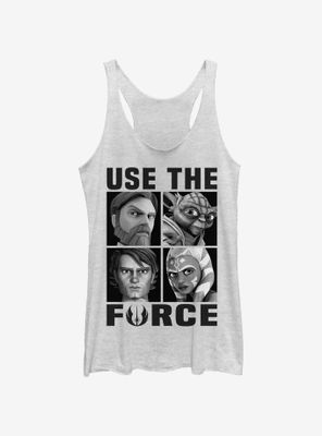 Star Wars: The Clone Wars Force Users Womens Tank Top