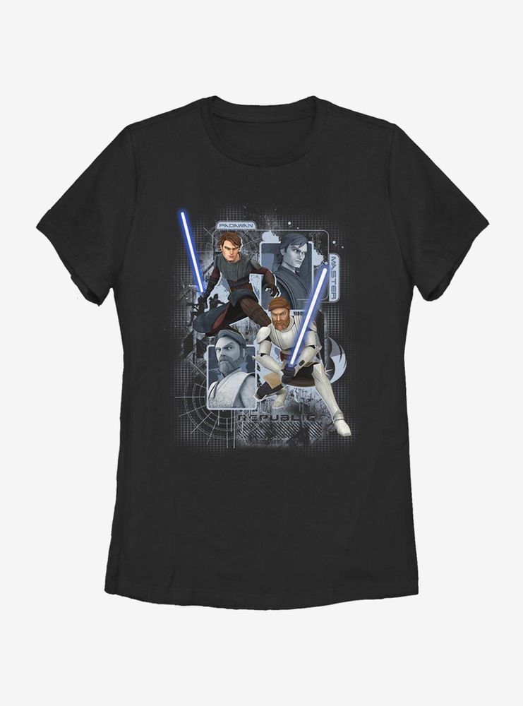 Star Wars: The Clone Wars Schematic Shot Womens T-Shirt