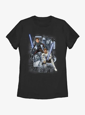 Star Wars: The Clone Wars Schematic Shot Womens T-Shirt