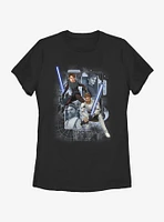 Star Wars: The Clone Wars Schematic Shot Womens T-Shirt