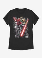 Star Wars: The Clone Wars Sith Brothers Womens T-Shirt