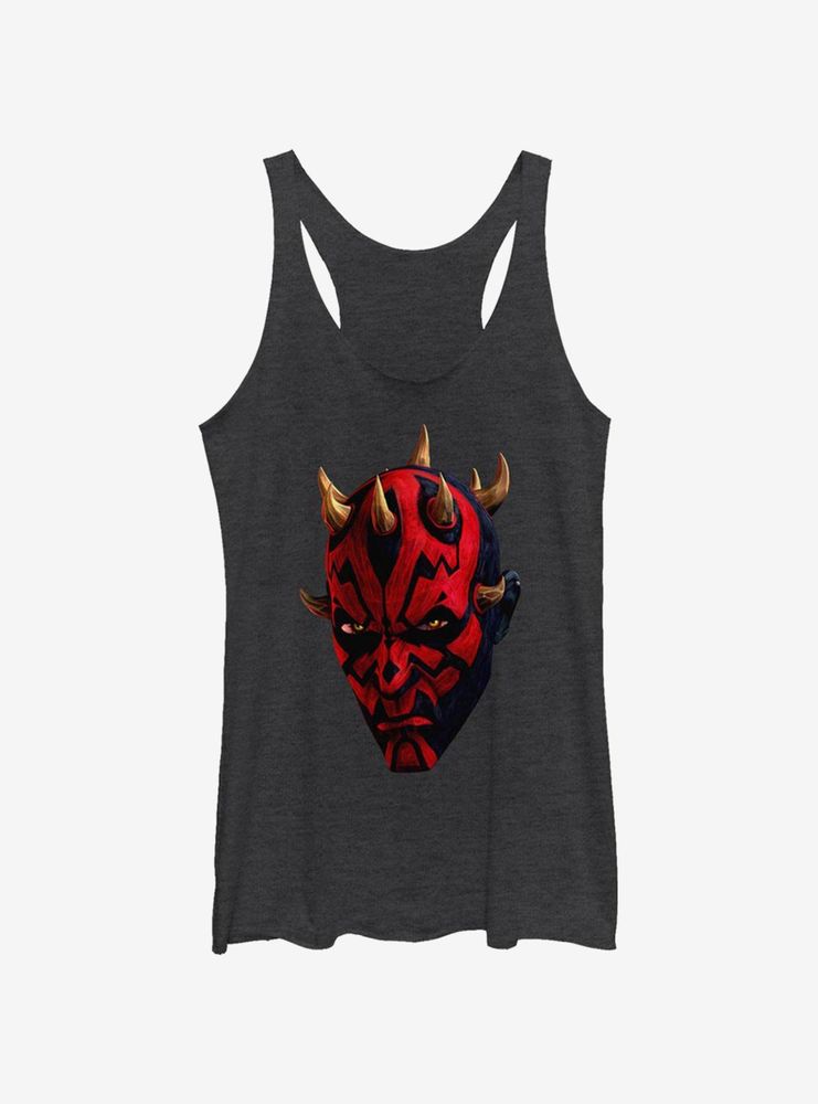 Star Wars: The Clone Wars Maul Face Womens Tank Top