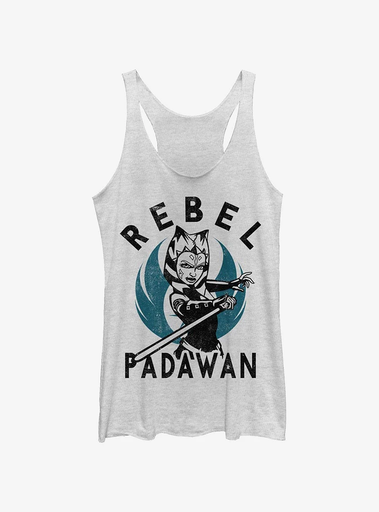 Star Wars: The Clone Wars Ahsoka Rebel Padawan Womens Tank Top