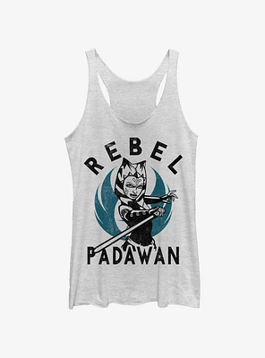 Star Wars: The Clone Wars Ahsoka Rebel Padawan Womens Tank Top