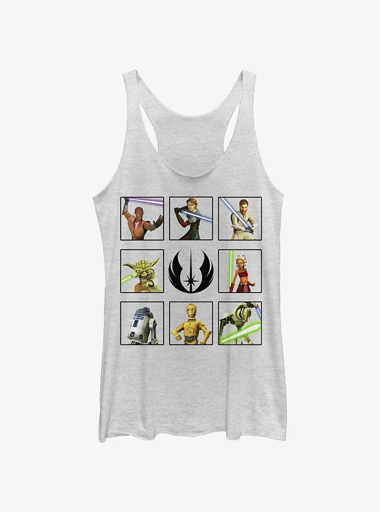 Star Wars: The Clone Wars Box Up Womens Tank Top