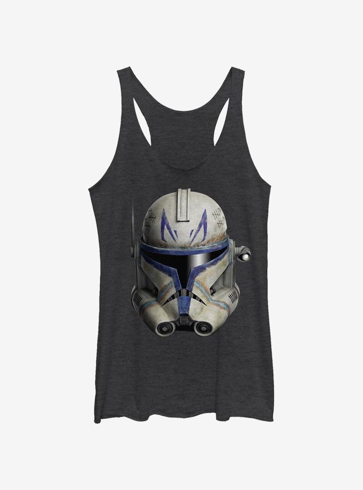 Star Wars: The Clone Wars Captain Rex Helmet Womens Tank Top