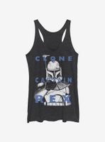 Star Wars: The Clone Wars Captain Rex Text Womens Tank Top