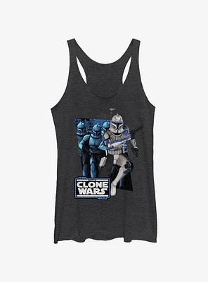 Star Wars: The Clone Wars Captain Rex Trooper Womens Tank Top