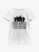 Star Wars: The Clone Wars Bad Batch Emblem Youth Girls T-Shirt