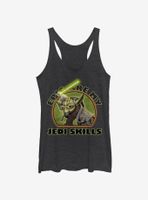 Star Wars: The Clone Wars Yoda Jedi Skills Womens Tank Top