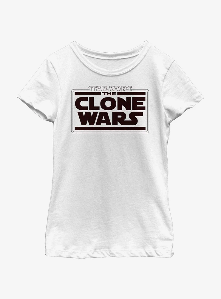 Star Wars: The Clone Wars Logo Youth Girls T-Shirt
