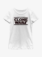 Star Wars: The Clone Wars Logo Youth Girls T-Shirt