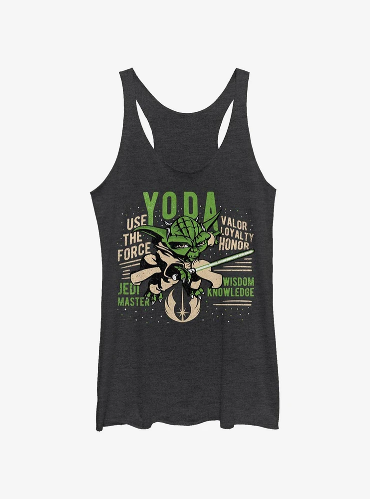 Star Wars: The Clone Wars Yoda Womens Tank Top
